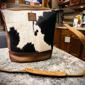 Brown Leather Crossbody Bag